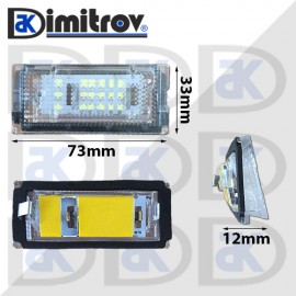 LED плафони осветление заден номер BMW 3 E46